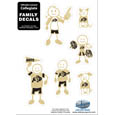 Colorado Buffaloes Family Decal Set Small